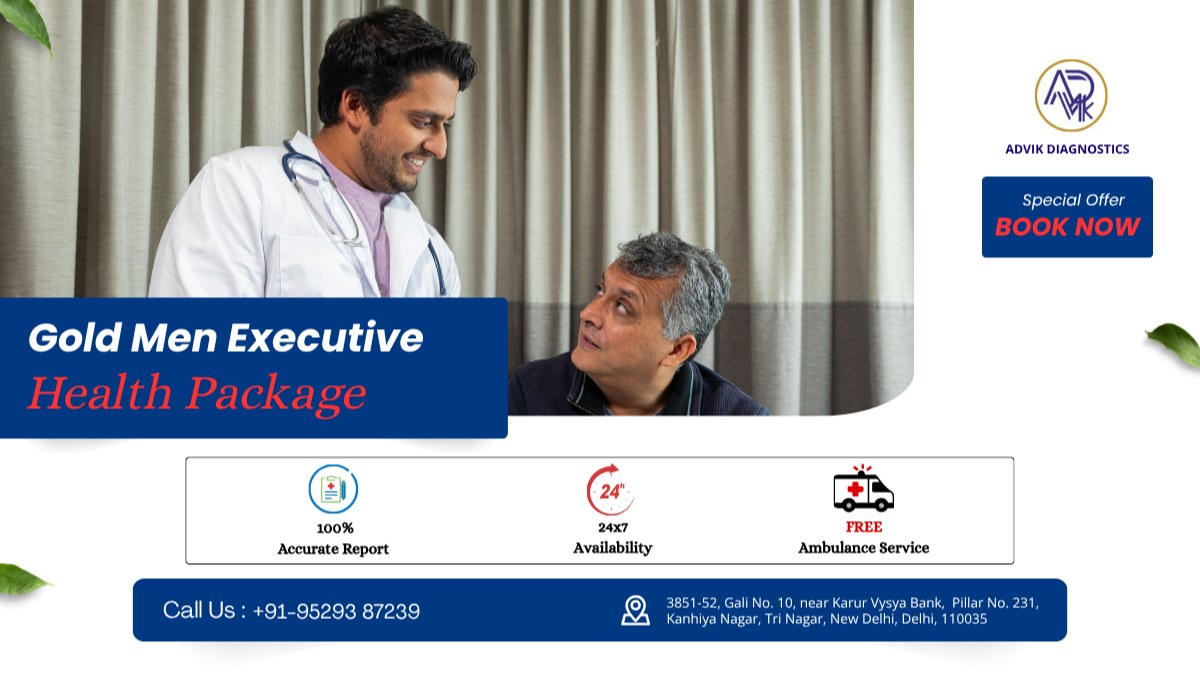 Gold Men Executive Health Checkup Package
