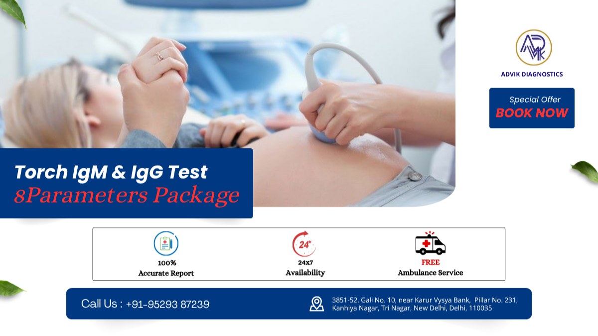 Torch IgM & IgG Test 8 Parameter Package