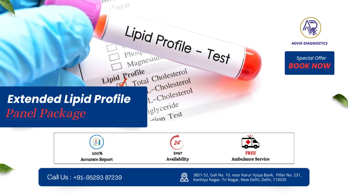 Extended Lipid Profile Test Package